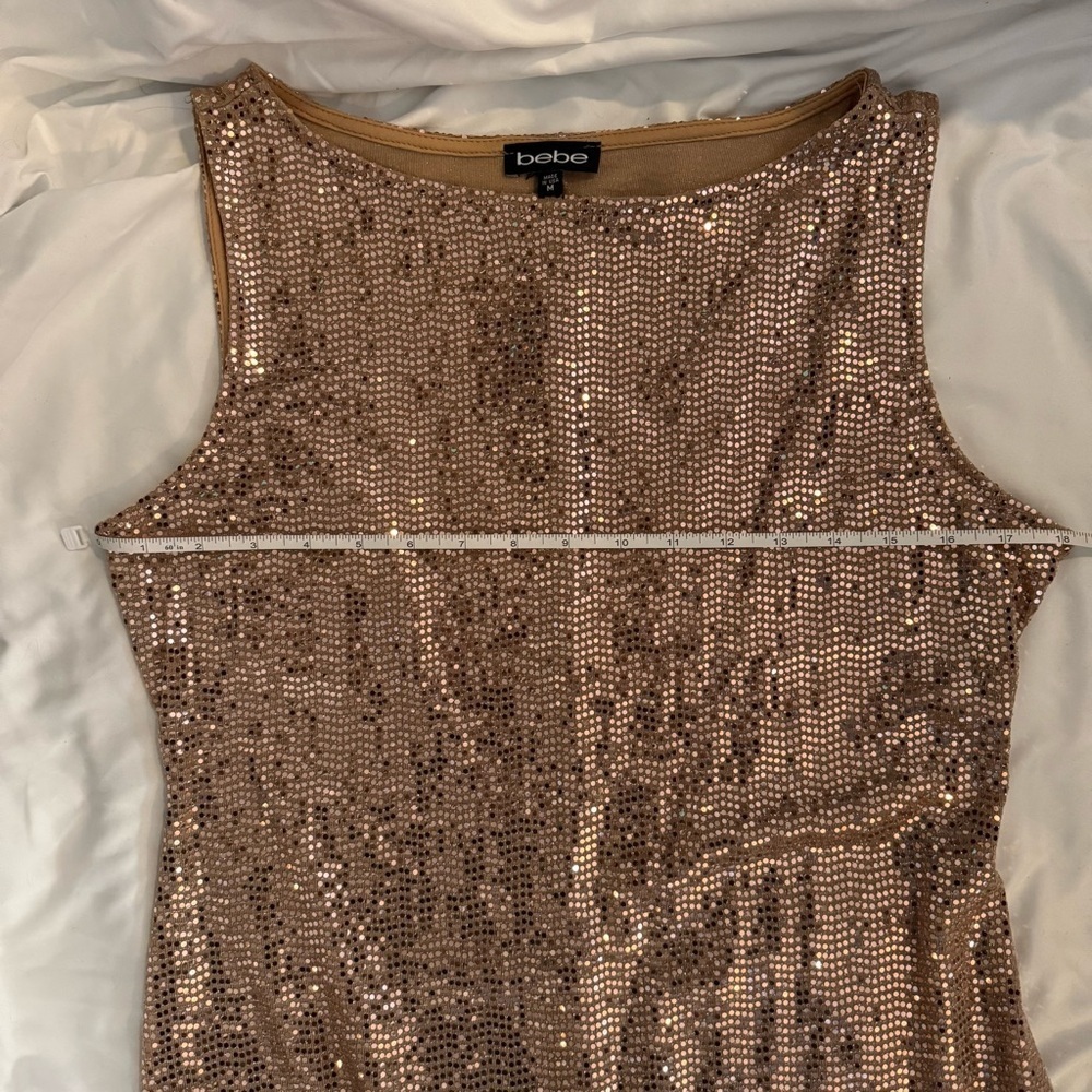NWT bebe Shift Disco Dot Mini Dress - Picture 10 of 10